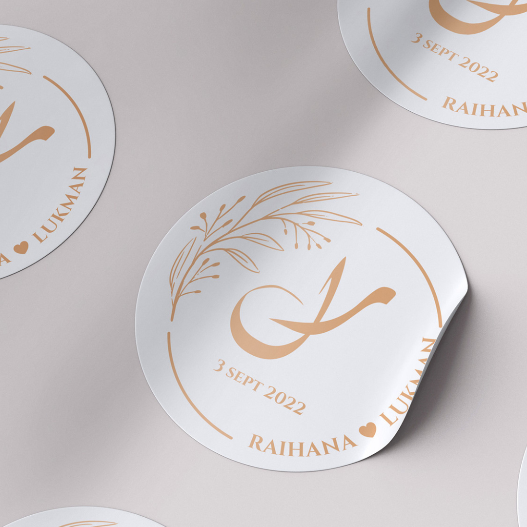 Round Sticker Printing in Bahrain